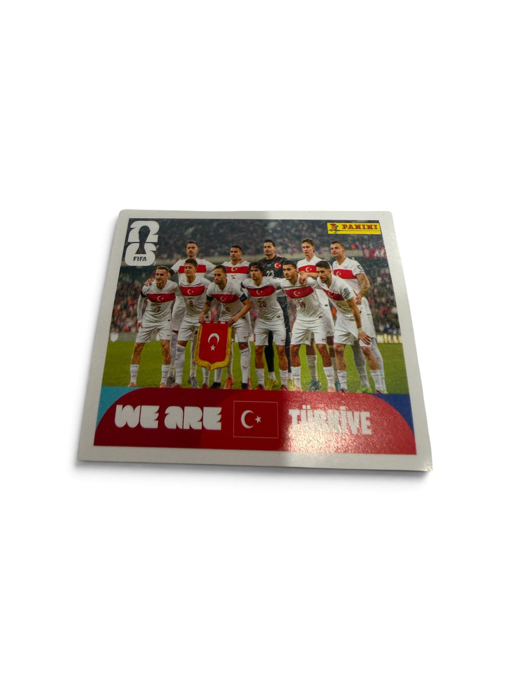 2026 Panini FIFA World Cup Türkiye National Team Photo TUR 13 Turkey Soccer Sticker