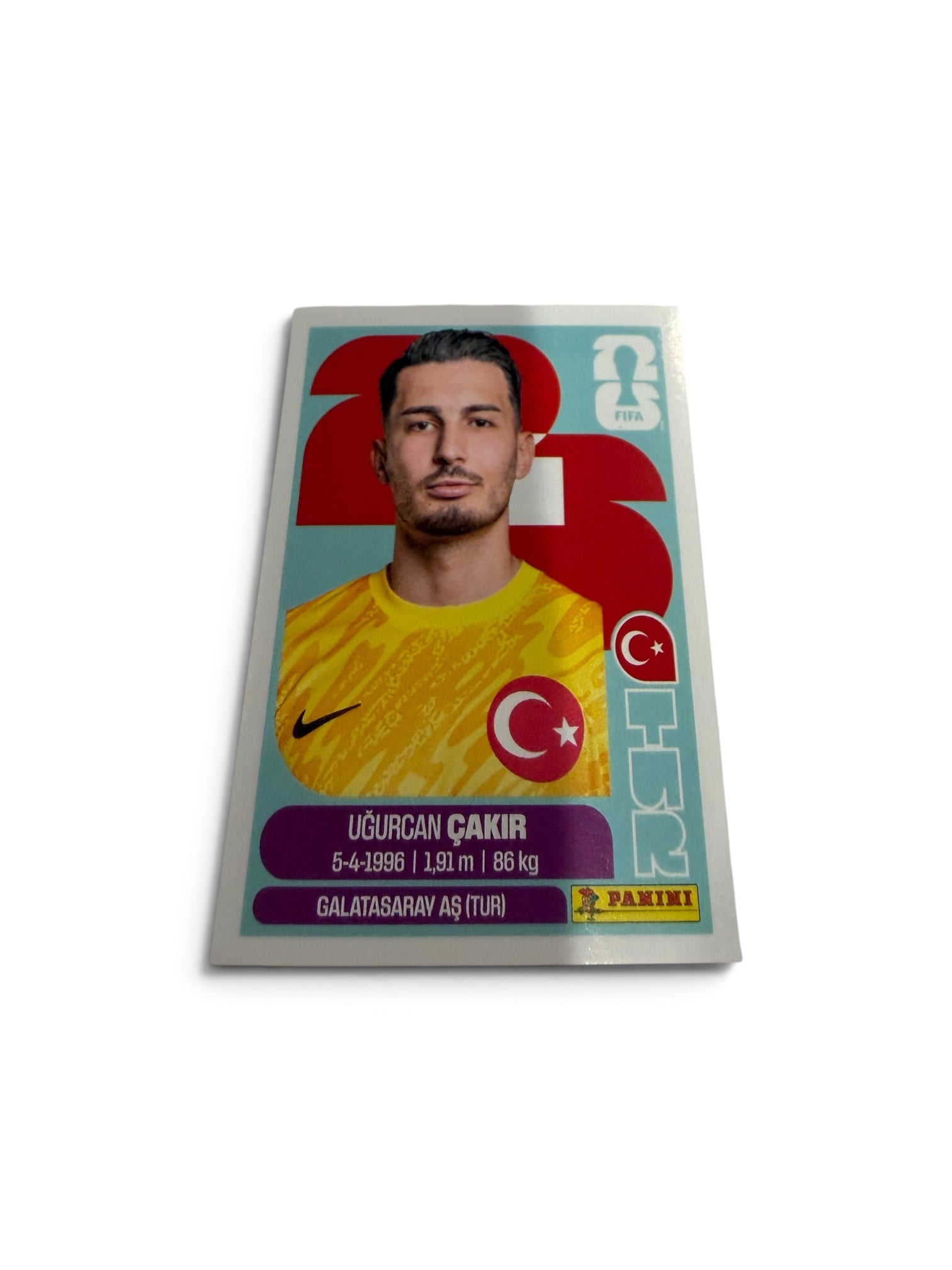 2026 Panini FIFA World Cup Uğurcan Çakır TUR 2 Türkiye Soccer Sticker