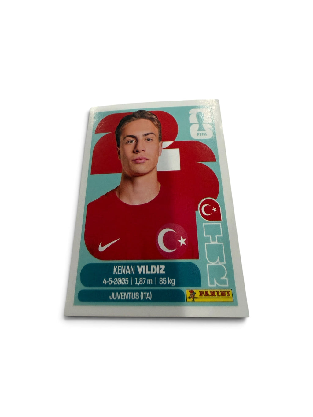 Kenan Yıldız TUR 20 – Panini FIFA World Cup 2026 Turkey Soccer Sticker