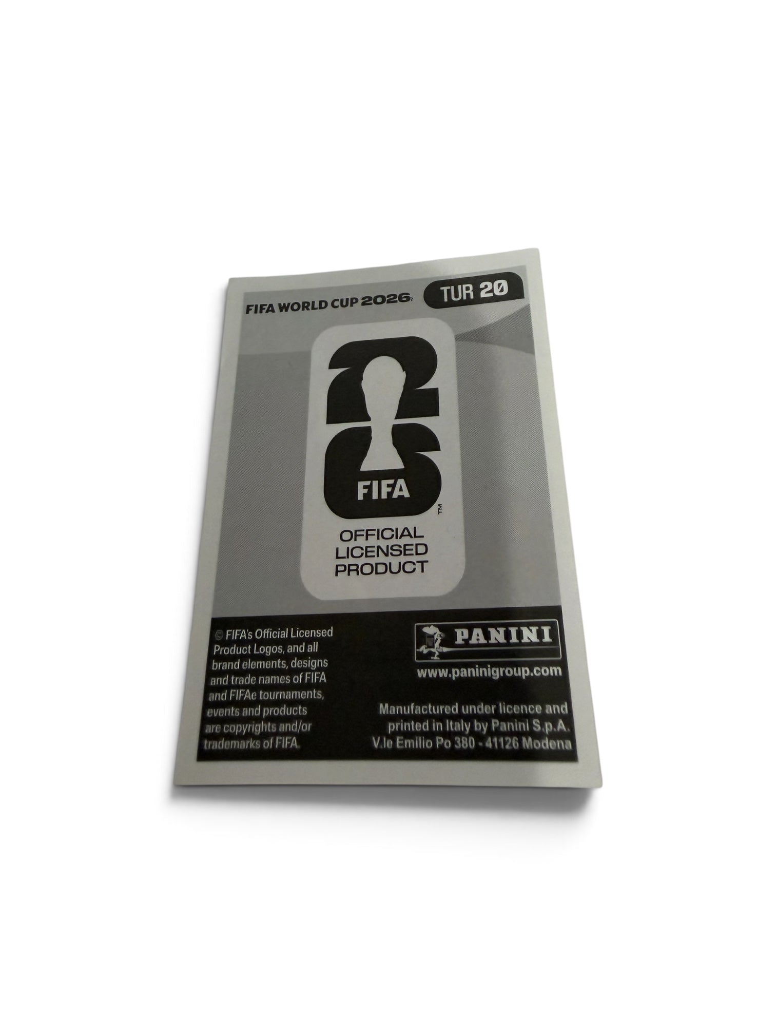 Kenan Yıldız TUR 20 – Panini FIFA World Cup 2026 Turkey Soccer Sticker