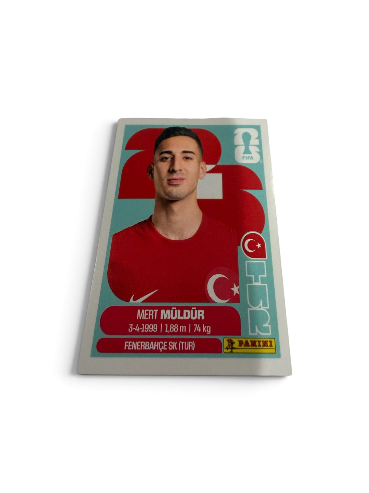 2026 Panini FIFA World Cup Mert Müldür TUR 3 Türkiye Soccer Sticker