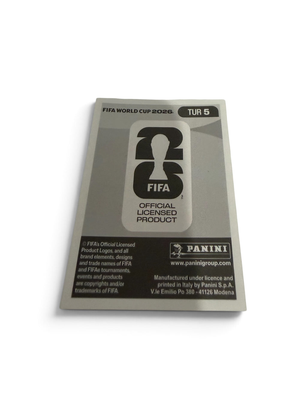 2026 Panini FIFA World Cup Abdülkerim Bardakcı TUR 5 Türkiye Soccer Sticker