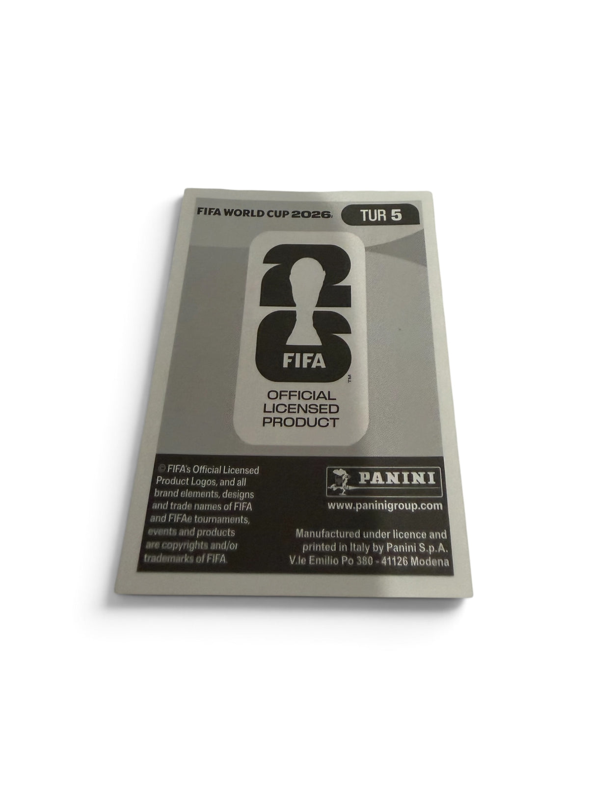 2026 Panini FIFA World Cup Abdülkerim Bardakcı TUR 5 Türkiye Soccer Sticker