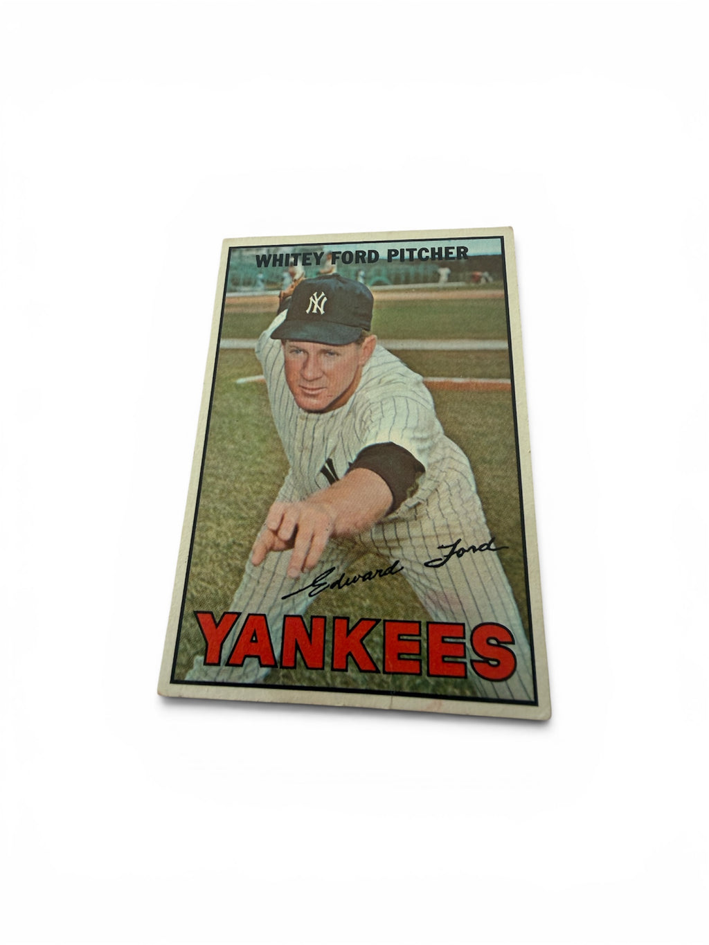 1967 Topps #5 Whitey Ford New York Yankees Vintage Baseball Card