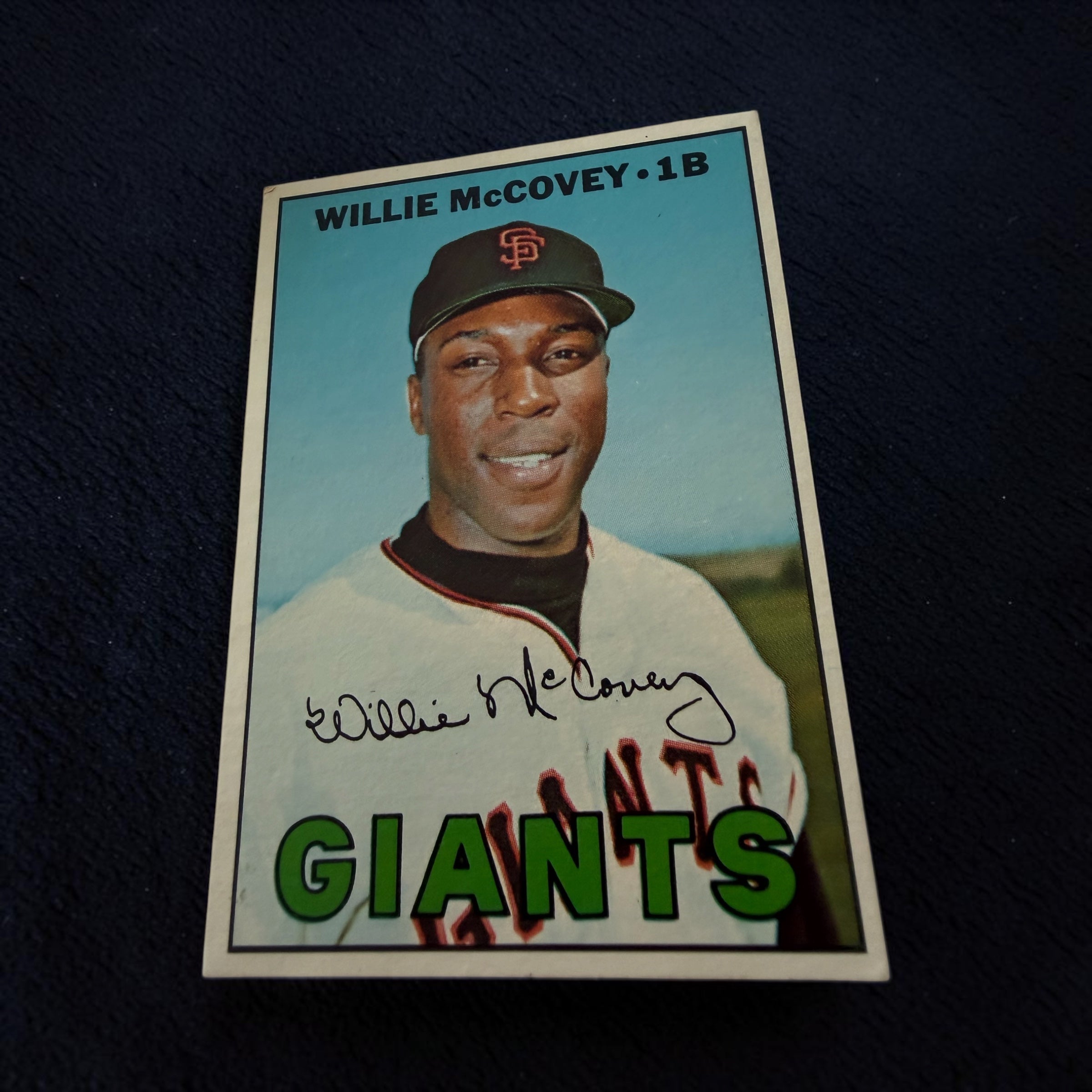 1967 Topps #480 Willie McCovey San Francisco Giants Vintage Baseball Card Hall of Fame 1B