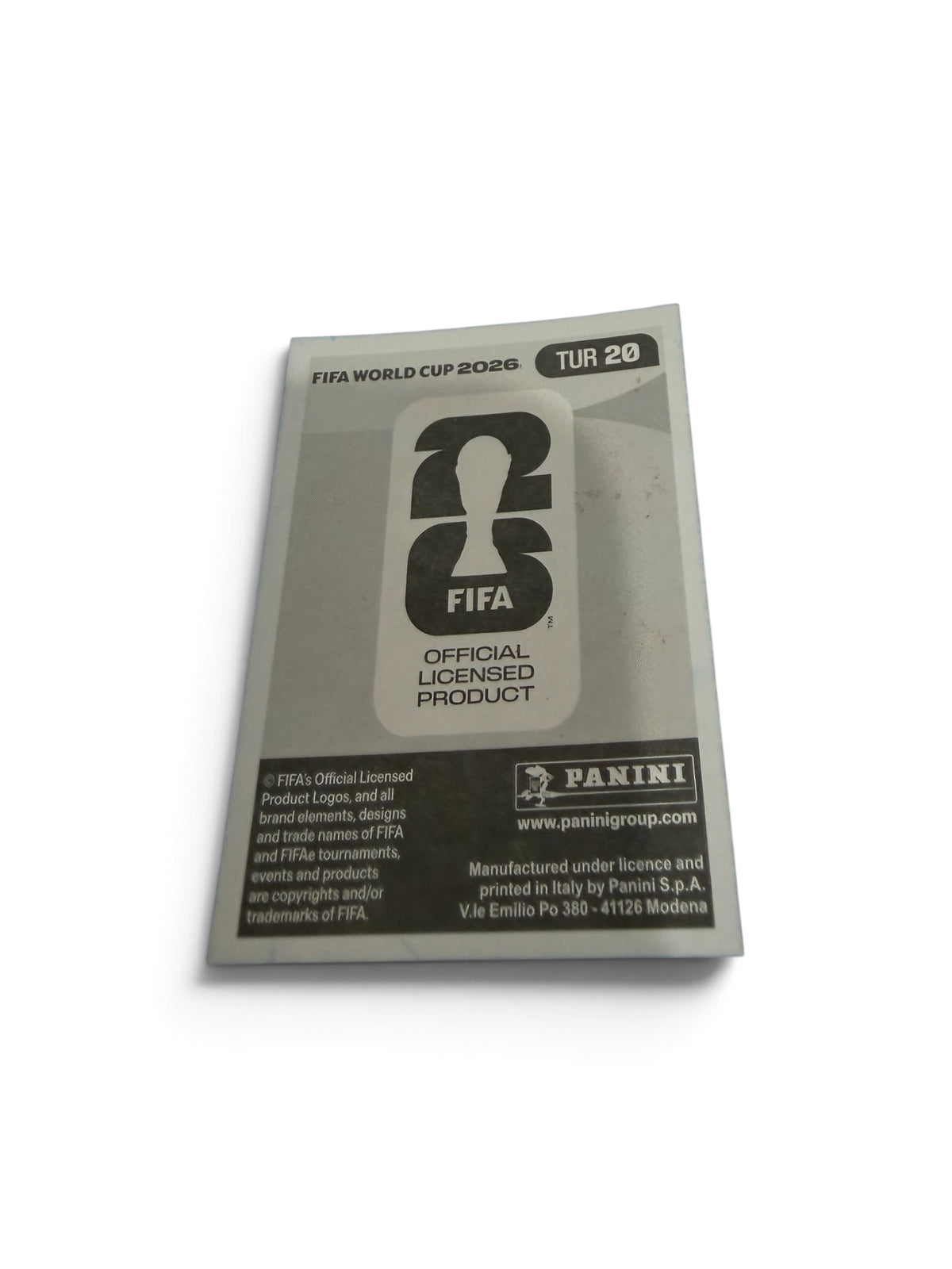 2026 Panini FIFA World Cup Kenan Yıldız Turkey TUR 20 Blue Parallel Sticker
