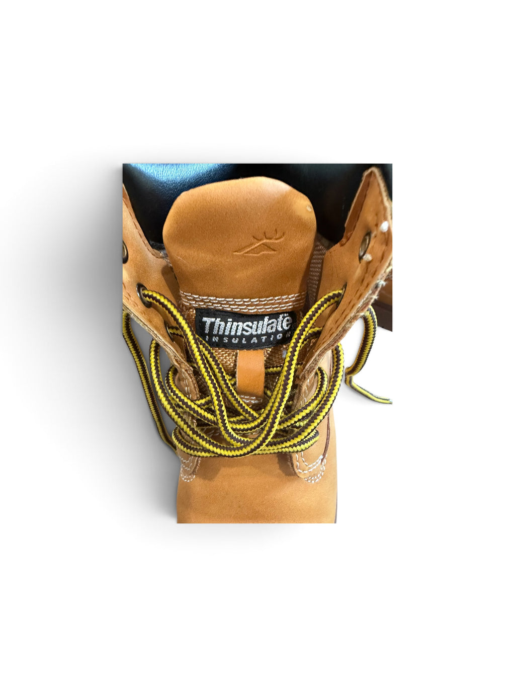 Boys Mak2 Thinsulate Insulated Wheat Lace-Up Work Boots – Size 2M