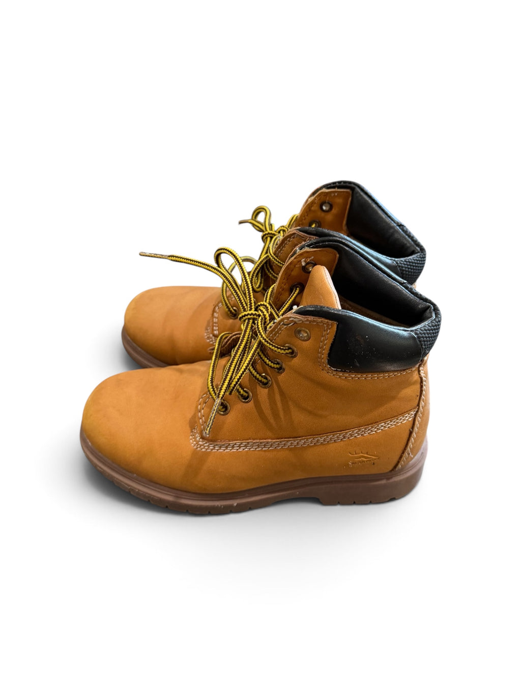 Boys Mak2 Thinsulate Insulated Wheat Lace-Up Work Boots – Size 2M