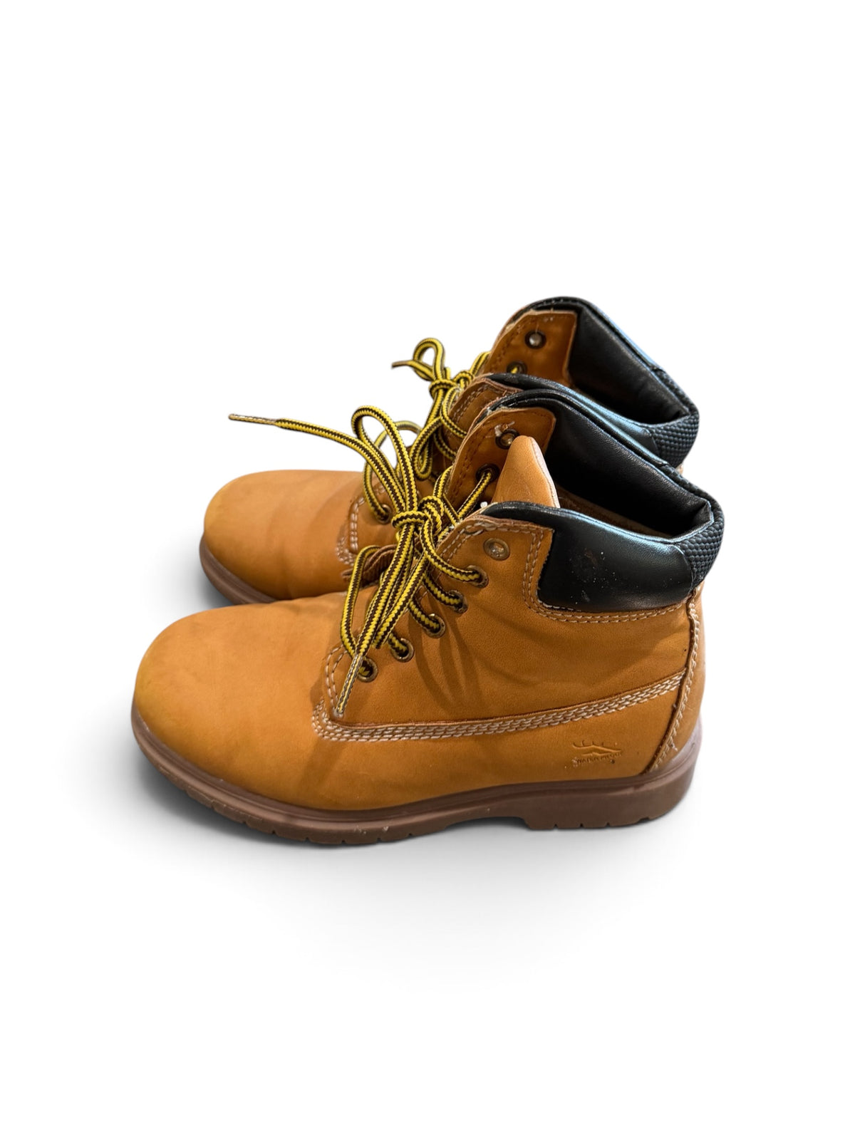 Boys Mak2 Thinsulate Insulated Wheat Lace-Up Work Boots – Size 2M