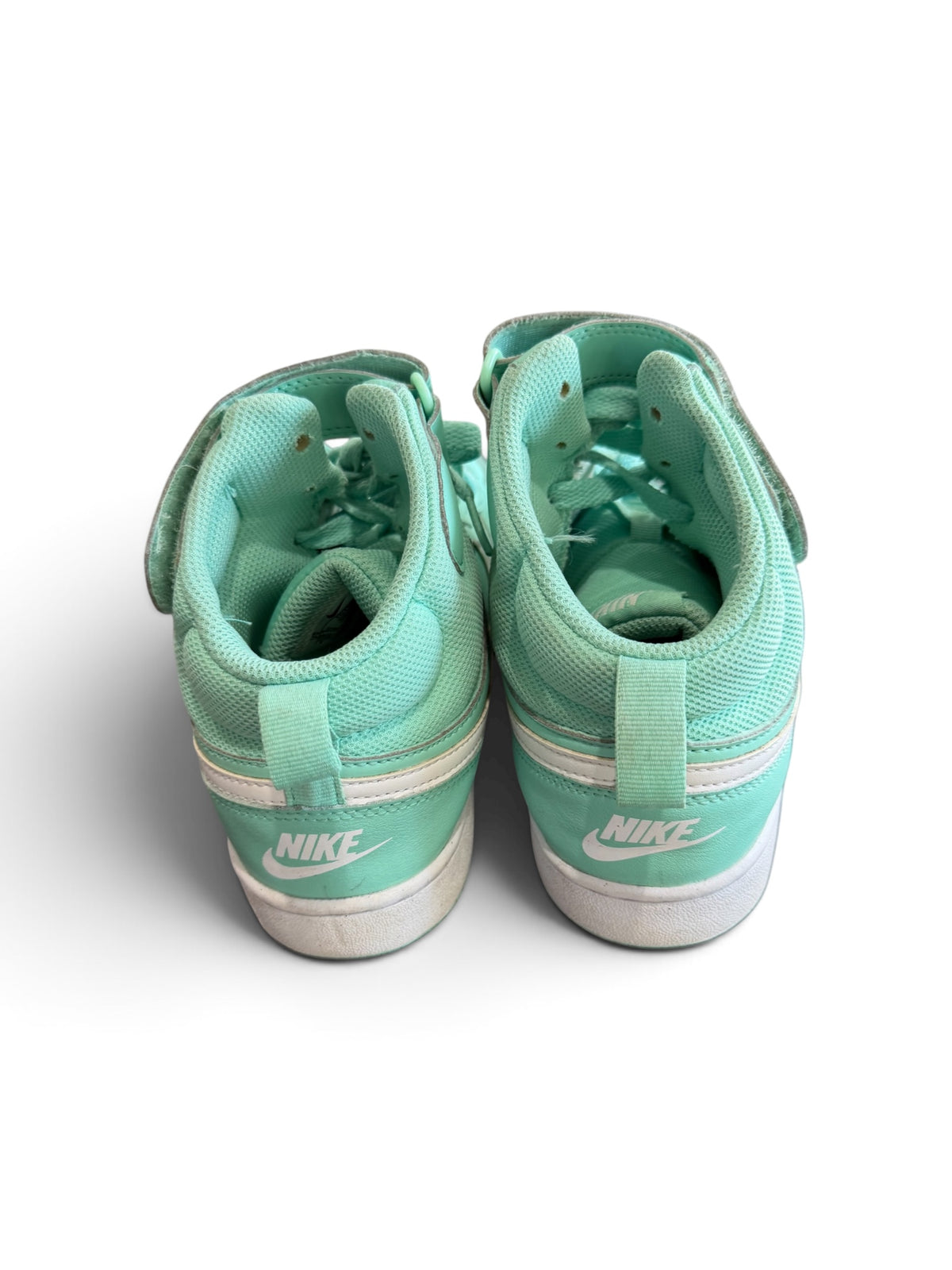 Nike Court Borough Mid 2 Kids Mint Green High-Top Sneakers – Size 7Y – Gently Used
